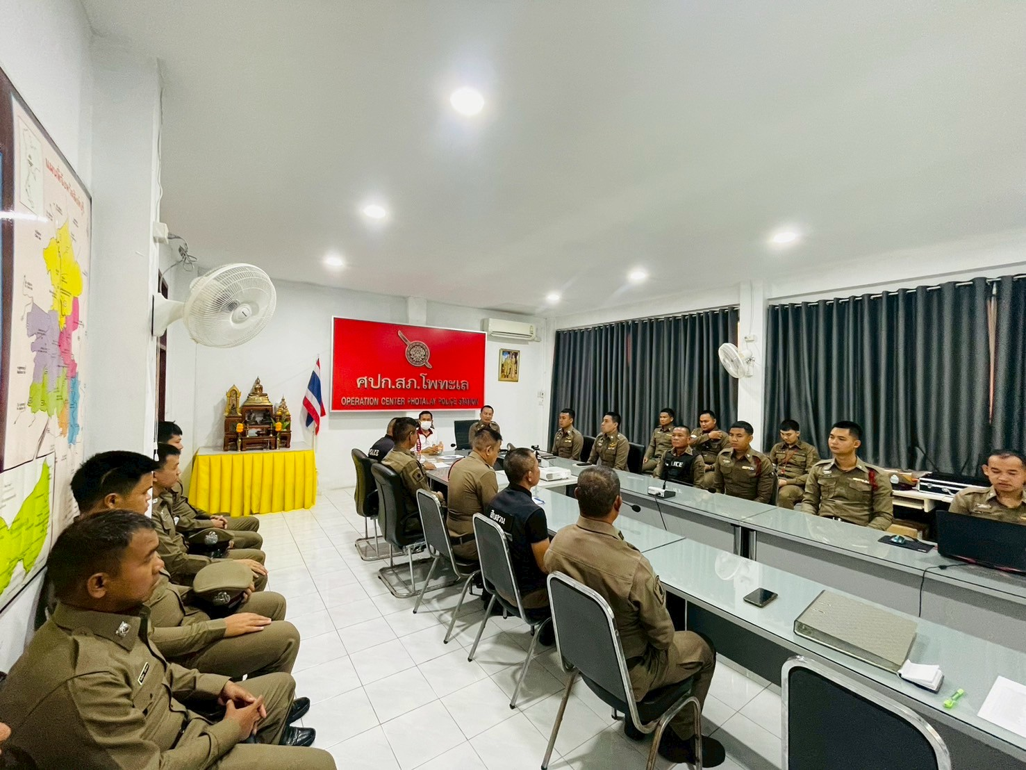 การประชุมข้าราชการตำรวจในสังกัด ประจำเดือน เม.ย. 68